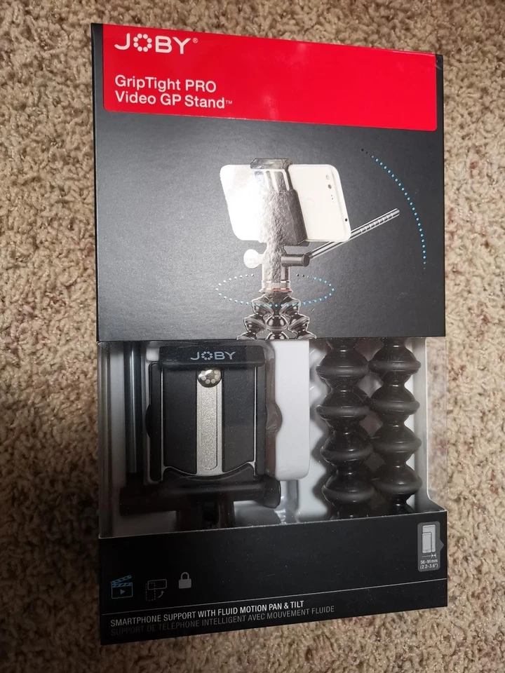 NEW Joby JB01501-BWW GripTight PRO Video GP Stand Tripod - Image 1 of 1