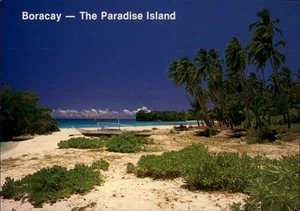 Philippines Boracay The Paradise Island Vintage Postcard - Picture 1 of 2