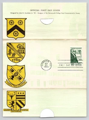 Dartmouth College 1969 FDC Daniel Webster (Class of 1801) Truth Before Pleasure - Image 1 of 4