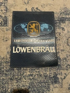 Lowenbrau Beer Vintage Spill Mat For Draft Beer Munich Germany  - Picture 1 of 2