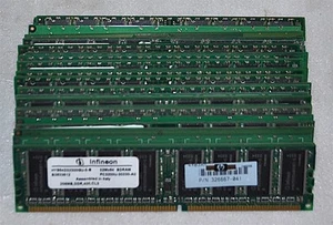 VARIOUS BRANDS DDR2 PC-3200 256 MB PAIR 512MB SCHOOL SURPLUS MOST MATCHING PAIRS - Picture 1 of 1