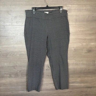 Van Heusen Women’s Size 18 Slim Fit Stretch Extensible Pants Black & White Print - Image 1 of 4