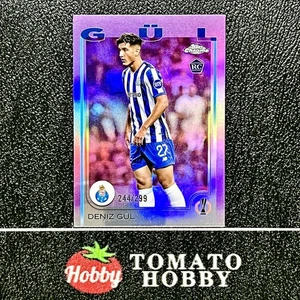 TOPPS CHROME UEFA 2024-25 DENIZ GUL RC /299 VIOLET REFRACTOR PORTO - Picture 1 of 2