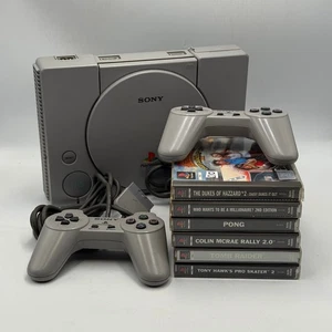 Sony PlayStation PS1 Paquete Consola, Mandos, Juegos, Tarjeta de Memoria, Cables - Imagen 1 de 18