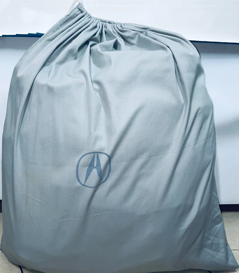 Capa de carro Acura TL original do fabricante para modelo 2009 cinza prata com bolsa de cordão - Imagem 1 de 4