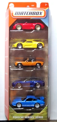 Matchbox - Porsche Heroes - 5-Pack 2025 - Porsche 914, 911 GT3, 918 Spyder JBX19 - Bild 1 von 4