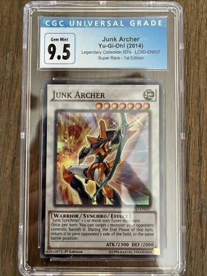 CGC 9.5 Junk Archer LC5D-EN037 Legendary Collection 5D's 1st Edition - Image 1 of 2