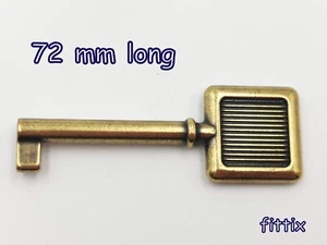 Llave Adornada Muebles Antiguos Estilo Vintage 72mm Esqueleto Barril Latón Antiguo Estilo - Imagen 1 de 3