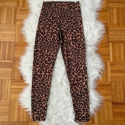 BEACH RIOT  Woman Leggings Size Medium cheetah Animal Print  high Rise - Image 1 of 4