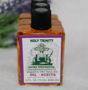Holy Trinity Oil (1) 4DRM When you need the power of Three Santeria, Hoodoo, - Picture 1 of 4
