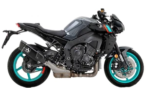 EXHAUST SILENCER ARROW PISTA TITANIUM BLACK FOR YAMAHA MT-10 / MT-10 SP 22 23 24 - Picture 1 of 6