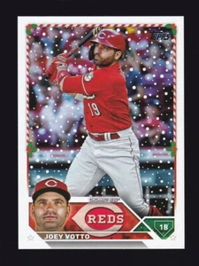 2023 Topps Holiday #H14 JOEY VOTTO Cincinnati Reds - Picture 1 of 2