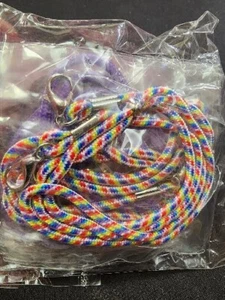 10 pz cordino maschera elastica aggiornato lega di zinco gancio ed etichetta nome,... - Foto 1 di 5