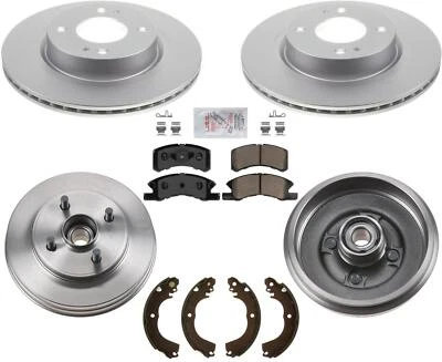 Rotores delanteros pastillas de freno tambores de freno zapatas para Mitsubishi Mirage 2017-2024 Foto 1 de 4