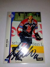 DEL Trading Card Nuremberg ICE Tigers 2005/06 Signed Gert Acker