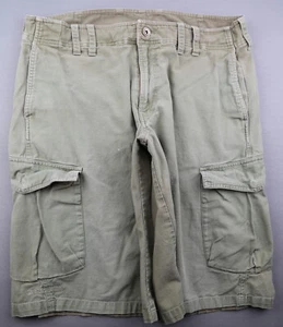 Vintage Men's 2006 Salomon Outdoor Long Cargo Shorts Green Size 34 - Picture 1 of 10