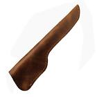 Portable Cowhide Leather Straight Knife Sheath Pouch Cover For Fixed Blade Cover