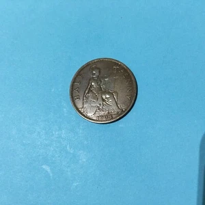 GREAT BRITAIN 1/2 PENNY 1934 KM # 837 F-VF. - Picture 1 of 2