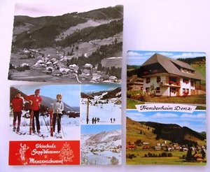 Lote de postales 3x PARED DE HOMBRES en la Selva Negra postales franqueadas - Imagen 1 de 2