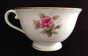 TEITO Fine China of Japan Laurel Pink Wild Roses Gold - TEA CUP - Picture 1 of 5