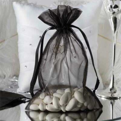150 pcs 6x9 inch ORGANZA Fabric BAGS - Wedding FAVORS Drawstring Gift Pouch - Image 1 of 2