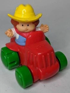 De colección Fisher Price Little People Juguete Granjero Rojo Tractor McDonald's Miniatura - Imagen 1 de 1