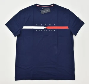 NWT Men's Tommy Hilfiger Short-Sleeve Global Stripe Chest Tino Tee (T) Shirt  - Picture 1 of 11