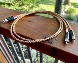 6 Ft. JMB CABLE CO. Audiophile Reference Standard Rca Interconnect Cables - Picture 1 of 4