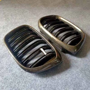 For BMW X3 G01 X4 G02 22+2023 Real Carbon Fiber Front Grille Grill Frame Cover - Picture 1 of 5