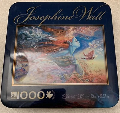 Josephine Wall Puzzle “Spirit Of Flight” Master Pieces Collection Tins 1000 Pc - Image 1 of 4