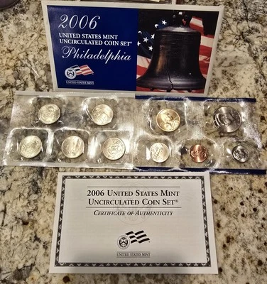2006 P Mint Set Coins Original Envelope COA - Image 1 of 2