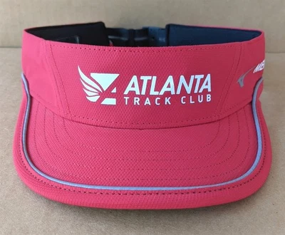 Кепка с козырьком Atlanta Track Club Mizuno красная член регулируемая для бега из полиэстера - Изображение 1 из 4