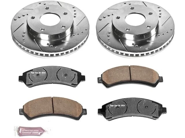 Kit de pastillas de freno delanteras y rotor para Oldsmobile Bravada 1998 1999 1997-2001 GN768JV Foto 1 de 1