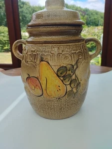 Vintage Rumtopf West Germany Scheurich Keramik 820-28 Croc Pot Stoneware - Picture 1 of 6