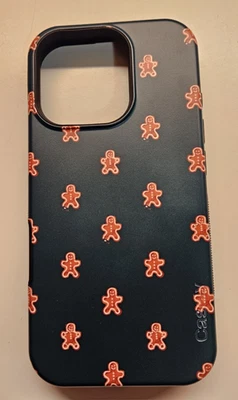 Casely iPhone 16 Pro Bold - Black Bumper Matte Finish Magsafe - Gingerbread Them - Image 1 of 4