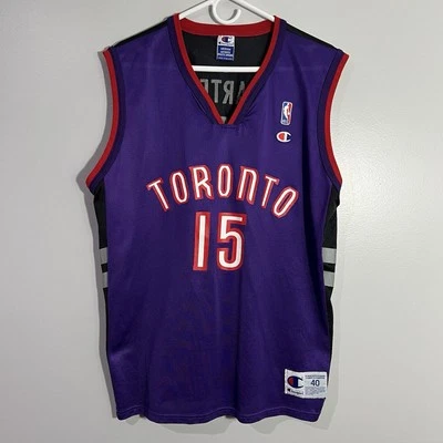 Camiseta vintage Champion Toronto Raptors Vince Carter para hombre mediana 40 Foto 1 de 4