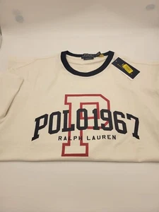 NUEVO CON ETIQUETAS Para hombres Polo Ralph Lauren Calce Clásico Camisa Manga Corta Blanca M XL XXL 0015 - Imagen 1 de 2