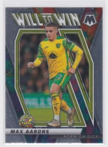 2021 PANINI MOSIAC PREMIER WILL TO WIN MAX AARONS NORWICH CITY #38 - Bild 1 von 2
