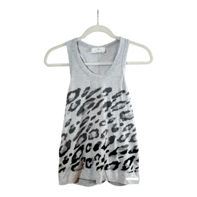 Stella McCartney for Adidas Leopard Print Mesh Back Athletic Tank Women's Small - Image 1 of 4
