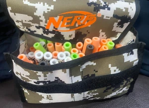 Nerf Digital Camo Dart Bag Camouflage 94661 Plus a Huge Lot of Darts Ammo Discs - Picture 1 of 5