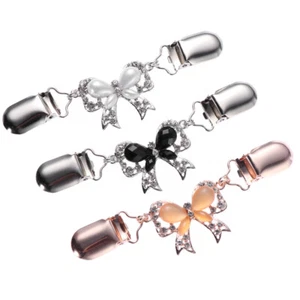 3 Pcs Cardigan Clips for Women Uk Elegant Sweater Clothing Women's Miss - Picture 1 of 11