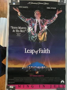 Leap of Faith Movie Poster - Steve Martin - 41 x 27 - Rolled - Picture 1 of 1