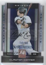 2008 Donruss Elite Extra Edition Aspirations Die-Cuts /50 Clayton Conner Auto