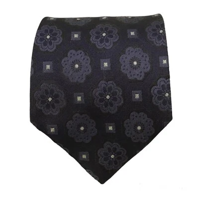 Corbata ARMANI COLLEZIONI Azul Arabesco Estampada Seda M.In Italia 58"/3.1/4 Nueva con Etiquetas  Foto 1 de 4