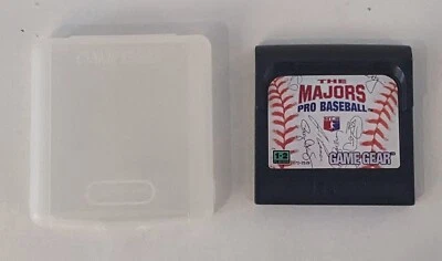 The Majors Pro Baseball Game For Sega Game Gear w/ Plastic Case MLB Multiplayer  - Image 1 of 2