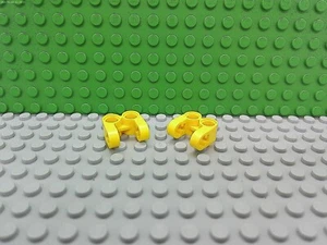 Lego 2 gelb Technic Pin Achse U-förmig doppelt geteilter Verbinder NEU - Bild 1 von 1
