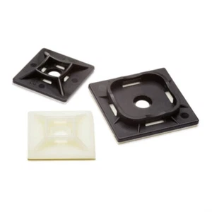 Cravatta per cavo supporti autoadesivi - vite o rivetto per fissare massimo 13 mm cravatta per cavo - Foto 1 di 6