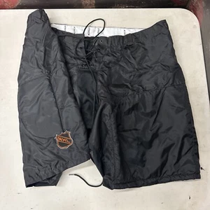 Size 54 TPS RED LITE NHL PRO STOCK GAME USED ice HOCKEY PANT SHELLS black  - Picture 1 of 22