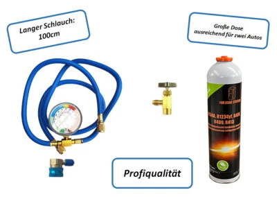 R1234yf Ricambio Refrigerante 370g (1100g) Kit Riempimento Climatizzatore Auto - Immagine 1 di 4