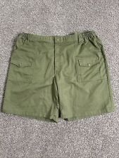 VTG Y2K Boy Scouts Of America Green Uniform Cargo Bush 9” Shorts Size 40-46 3XL